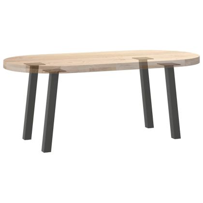 Крака за масичка за кафе, 4 бр., антрацит, 30 см, стомана