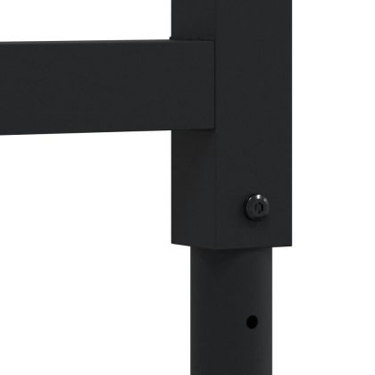 Работна маса тъмнокафяв 100x60x(71,5-98) см дъб масив