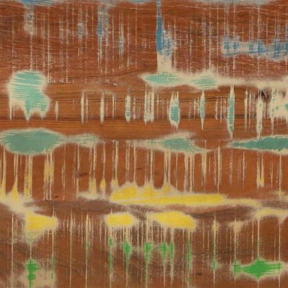 Комплект конзолни маси с чекмедже с рафт Друг 2 pcs Многоцветен