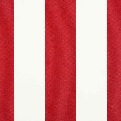 Сгъваем навес Червен и бял 600 × 300 cm текстил