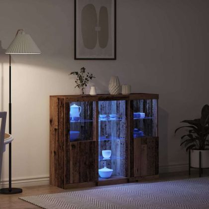 Служебен шкаф Старо дърво 123 x 37 x 100 см Инженерно дърво