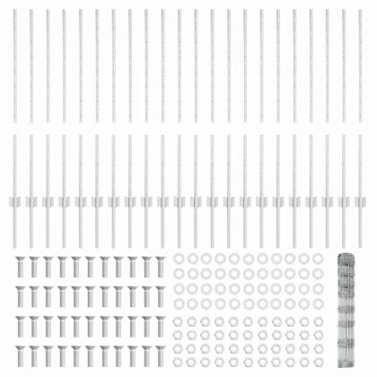Ограда и колче Сребрист 1 x 50 m Стомана