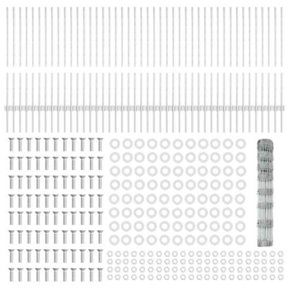 Ограда и колче Сребрист 1 x 100 m Стомана