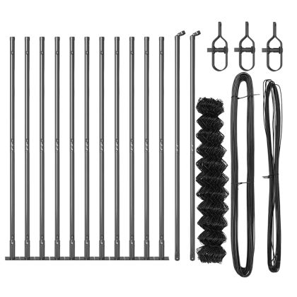 Стълб за ограда. Сив 25 x 1,2 м (мрежа 60 x 60 мм)