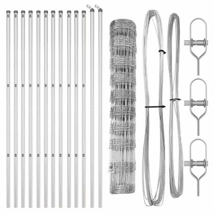 Стълб за ограда. Галванизирана 25 x 1 m Стомана