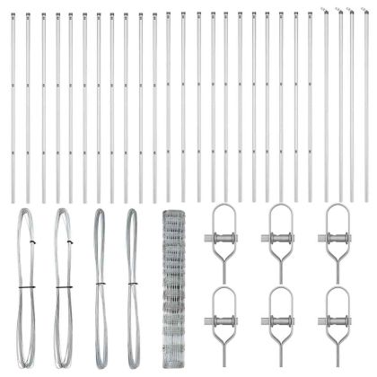 Стълб за ограда. Галванизирана 50 x 1,2 m Стомана