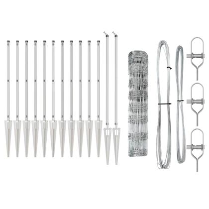 Стълб за ограда. Галванизирана 25 x 0,8 m Стомана