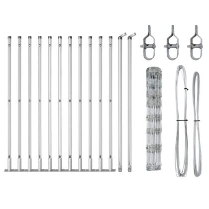 Ограда за пасища Сребрист 25 x 1 m Поцинкована стомана