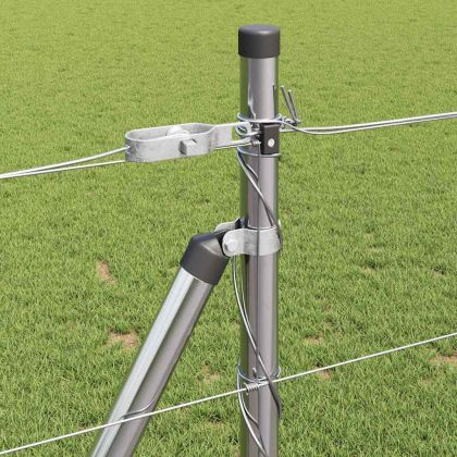 Ограда за пасища Сребрист 25 x 1 m Поцинкована стомана