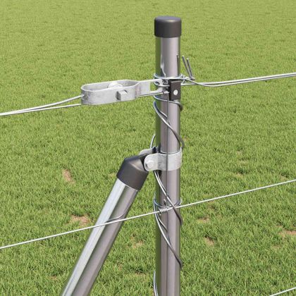 Ограда за пасища Сребрист 25 x 1 m Поцинкована стомана