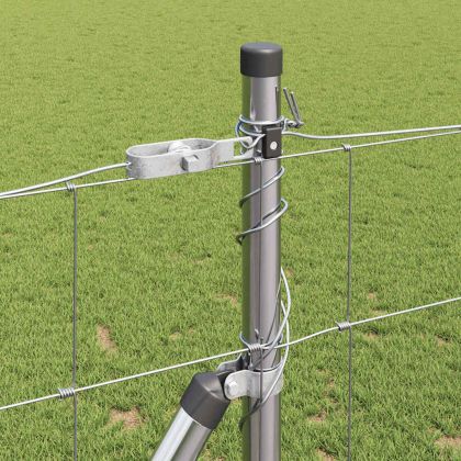 Ограда за пасища Сребрист 25 x 1.2 м Поцинкована стомана