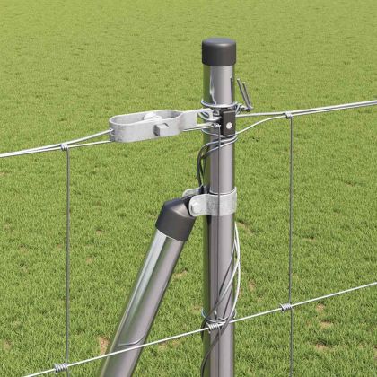 Ограда за пасища Сребрист 25 x 1.5 m Поцинкована стомана