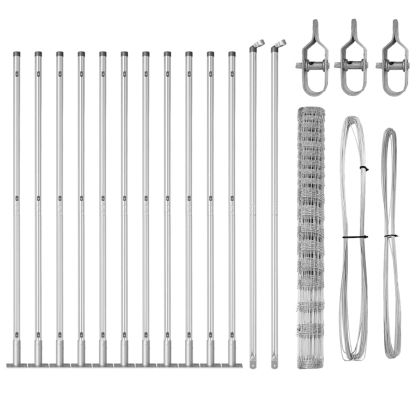 Ограда за пасища Сребрист 25 x 1.5 m Поцинкована стомана