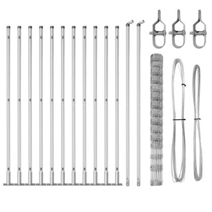 Ограда за пасища Сребрист 25 x 1.6 м Поцинкована стомана