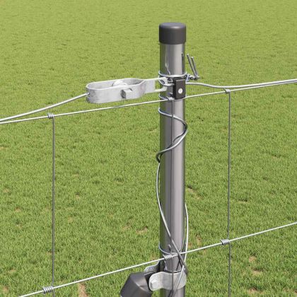 Ограда за пасища Сребрист 25 x 1.6 м Поцинкована стомана