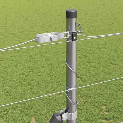 Ограда за пасища Сребрист 25 x 1.6 м Поцинкована стомана