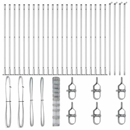 Стълб за ограда. Галванизирана 50 x 1,2 m Стомана