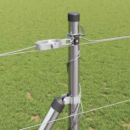 Ограда за пасища Сребрист 50 x 1.2 m Поцинкована стомана