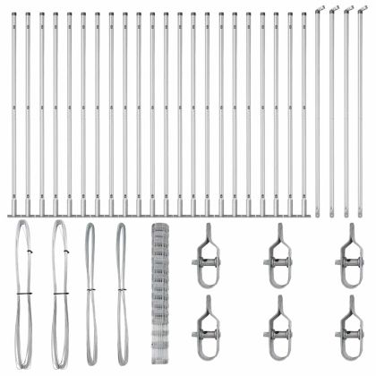 Ограда за пасища Сребрист 50 x 1.6 m Поцинкована стомана