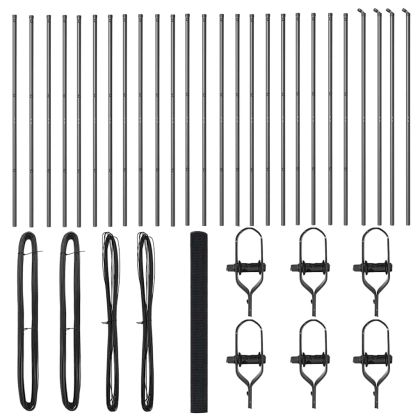 Оградa с колчета Сив 1.4 x 50 m Стомана