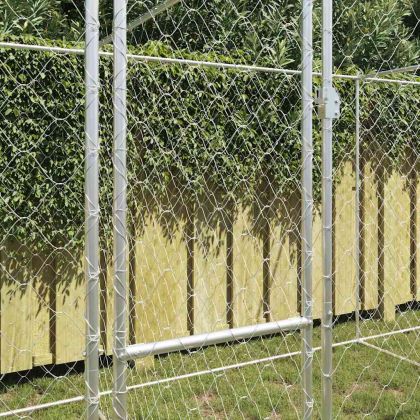 Клетка за куче Сребрист 600 x 200 x 200 см