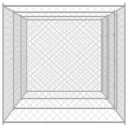 Клетка за куче Сребрист 600 x 200 x 200 см