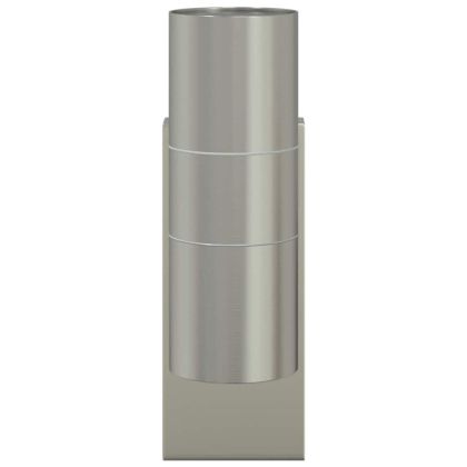 Външни стенни лампи 2 pcs Сребрист 7 x 10 x 22 см