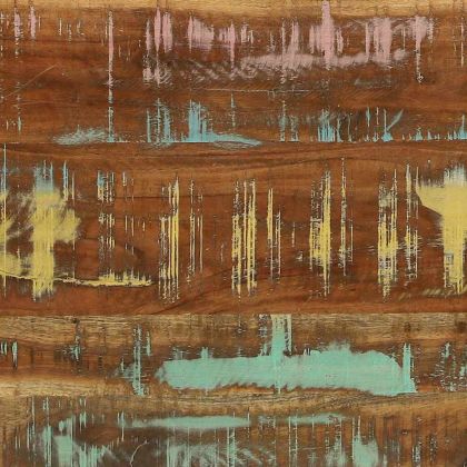 Винен рафт 34.5 x 35 x 39 см Масивна регенерирана дървесина