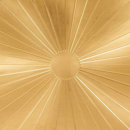 Страничен шкаф с чекмедже Черен и златен 60 x 33.5 x 100 см