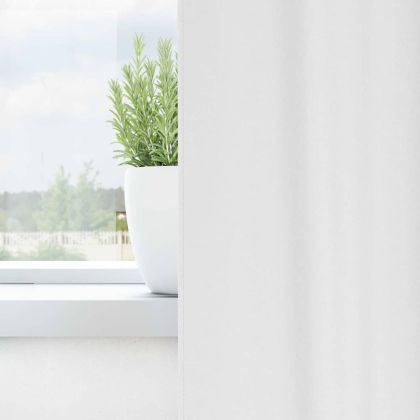 Завеси за затъмняване с пръстени 2 pcs Чисто бяло 175 x 140 см