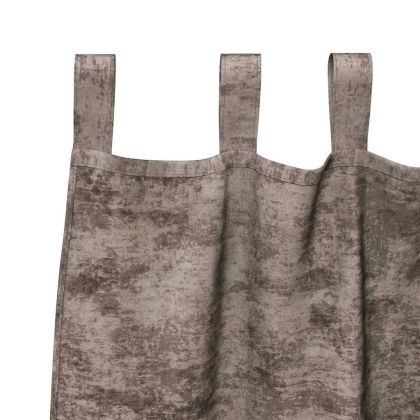 Кадифени завеси С завеси 2 pcs Капучино 140 x 140 cm Кадифе