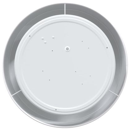 Таванна лампа Бяло 30 x 13.5 см текстил