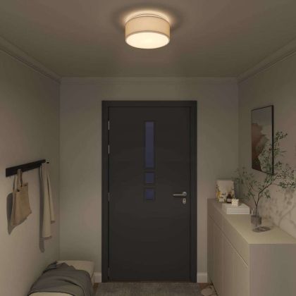 Таванна лампа Таупе 30 x 13.5 см текстил