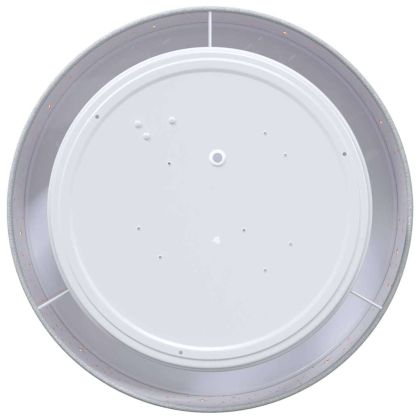 Таванна лампа Сив 30 x 13.5 см текстил