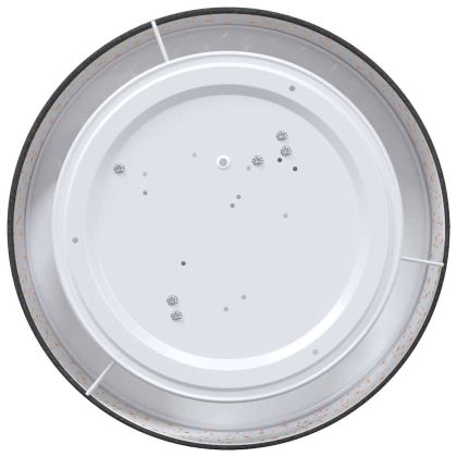 Таванна лампа Черно 38 x 13.5 см текстил