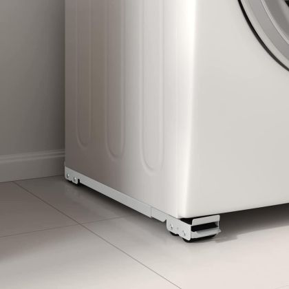 Основа за пералня 2 pcs Сребрист 72 x 5 x 4,5 см