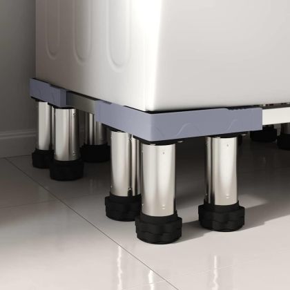 Основа за пералня Сив 67 x 67 x 21.5 см Метал