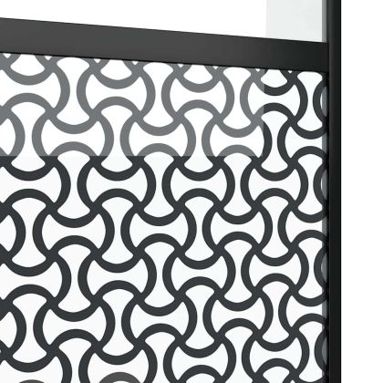 Преплъзваща се врата Черно 90 x 205 cm