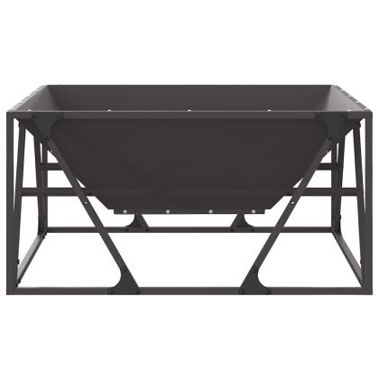 Огнище Черно 80 x 80 x 40 cm Стомана