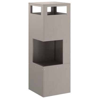 Огнище Кафяво 35 x 35 x 100 см Стомана