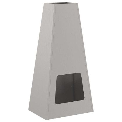 Огнище Кафяво 50 x 35 x 100 см Патинираща стомана