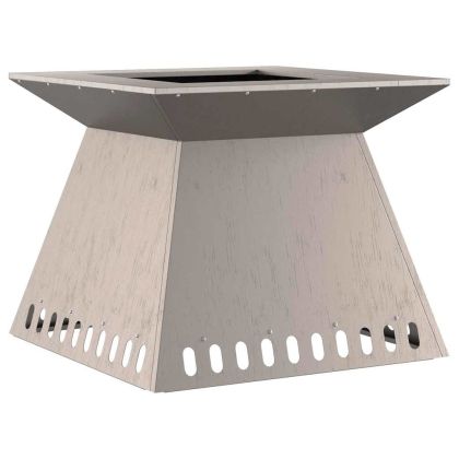 Огнище Кафяво 60 x 60 x 50 см Патинираща стомана