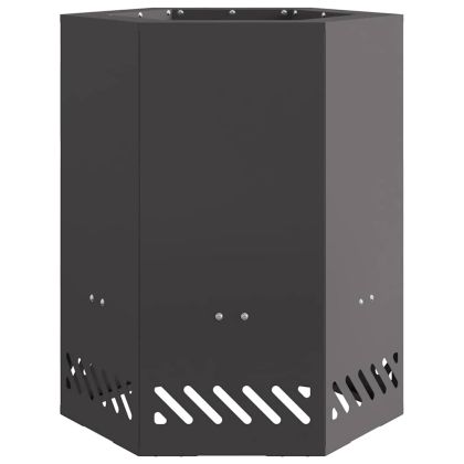 Бездимна камина Черно 38 x 38 x 51 см Стомана