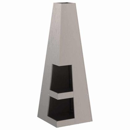 Огнище Кафяво 35 x 35 x 100 см Стомана