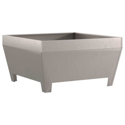 Огнище Кафяво 80 x 80 x 43 см Стомана