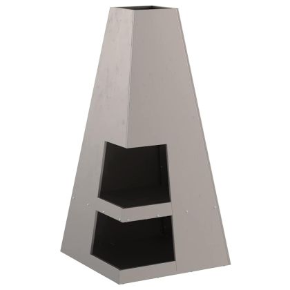 Огнище Кафяво 50 x 50 x 100 cm Стомана