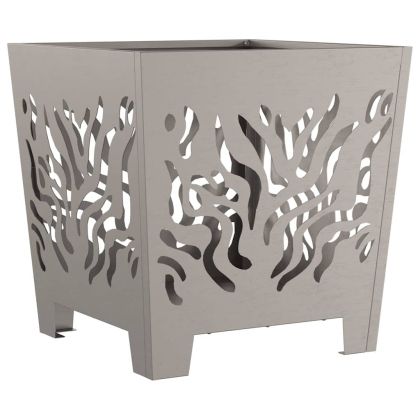 Огнище Кафяво 40 x 40 x 40 cm Стомана