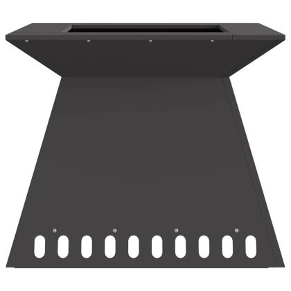 Огнище Черно 60 x 60 x 50 см Студено валцована стомана