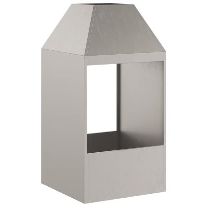 Огнище Кафяво 50 x 50 x 100 cm Стомана