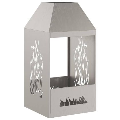 Огнище Кафяво 50 x 50 x 100 cm Стомана